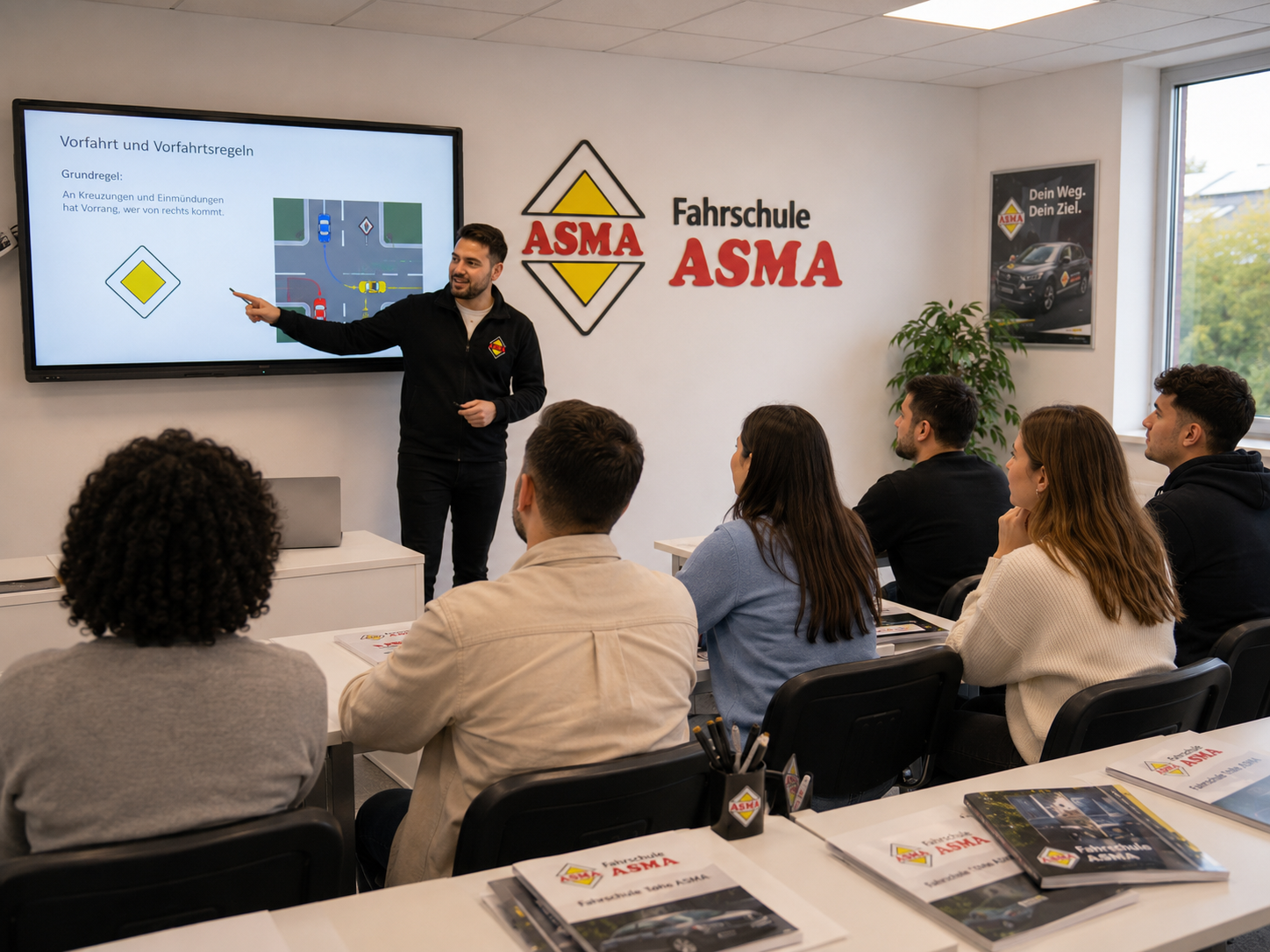 Theorieunterricht in der Fahrschule ASMA