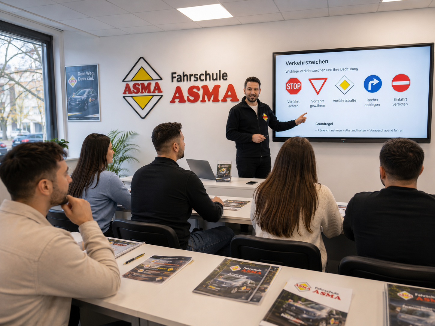 Theorieunterricht bei Fahrschule ASMA