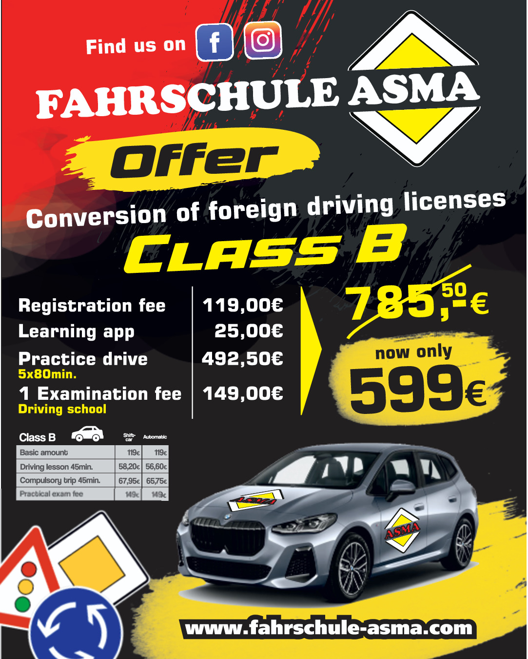 Driving school in berlin offer