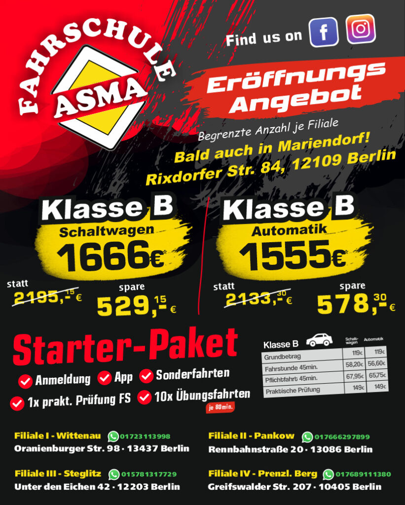 Jetzt Führerschein Schnellkurs Berlin | #1 Fahrschule Berlin